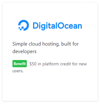 Github Developer Pack - Digital Ocean
